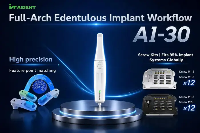 Demonstrerar hur man använder Edentulous Jaw Reconstruction Data Acquisition ...
